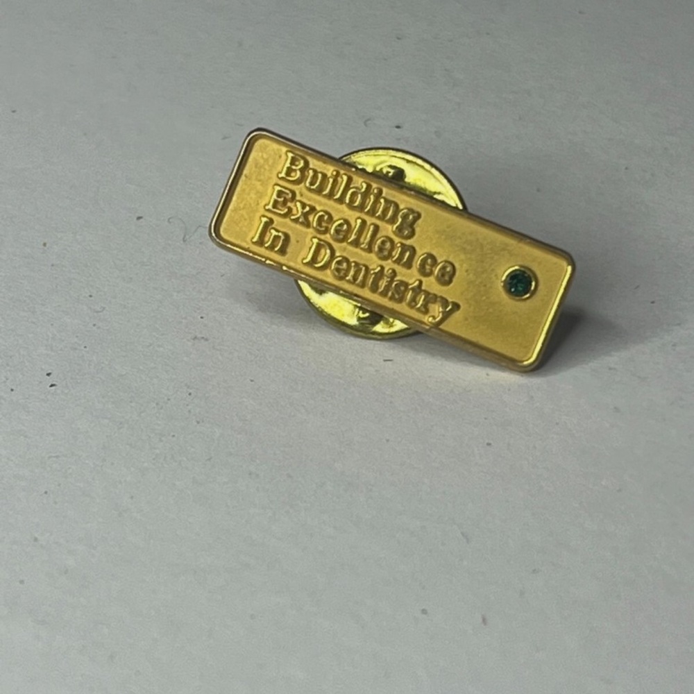 Gold Lapel Pin - Building Excellence In Dentistry